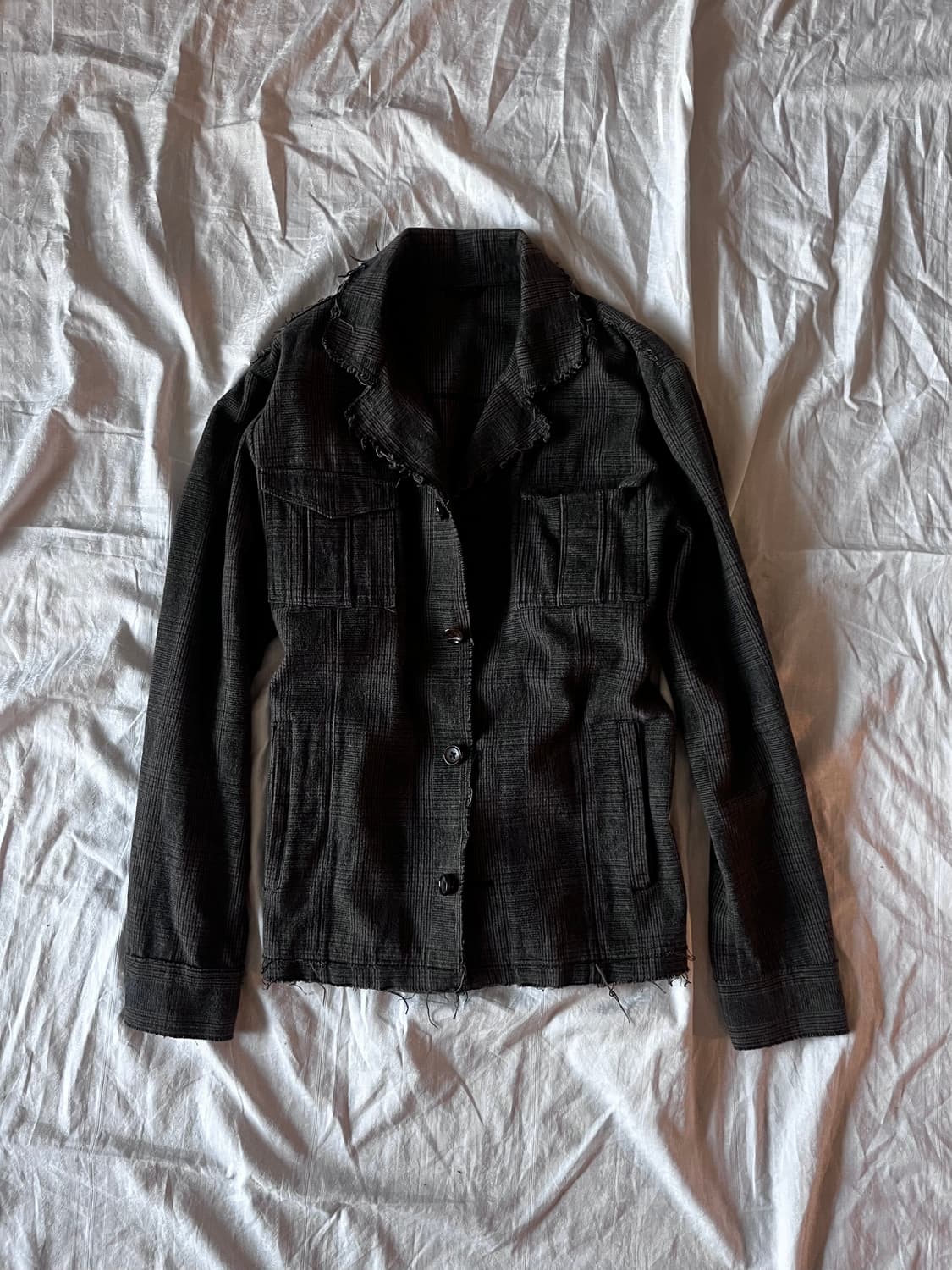 Vintage Grunge Cotton Blazer 상품이미지1