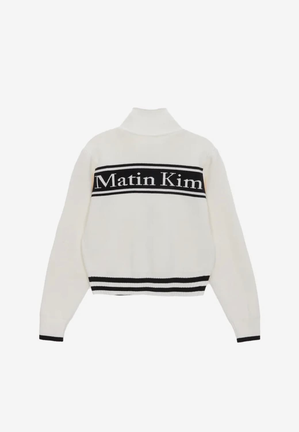 SPELL POINT STRIPE KNIT CARDIGAN IN IVOR 상품이미지1