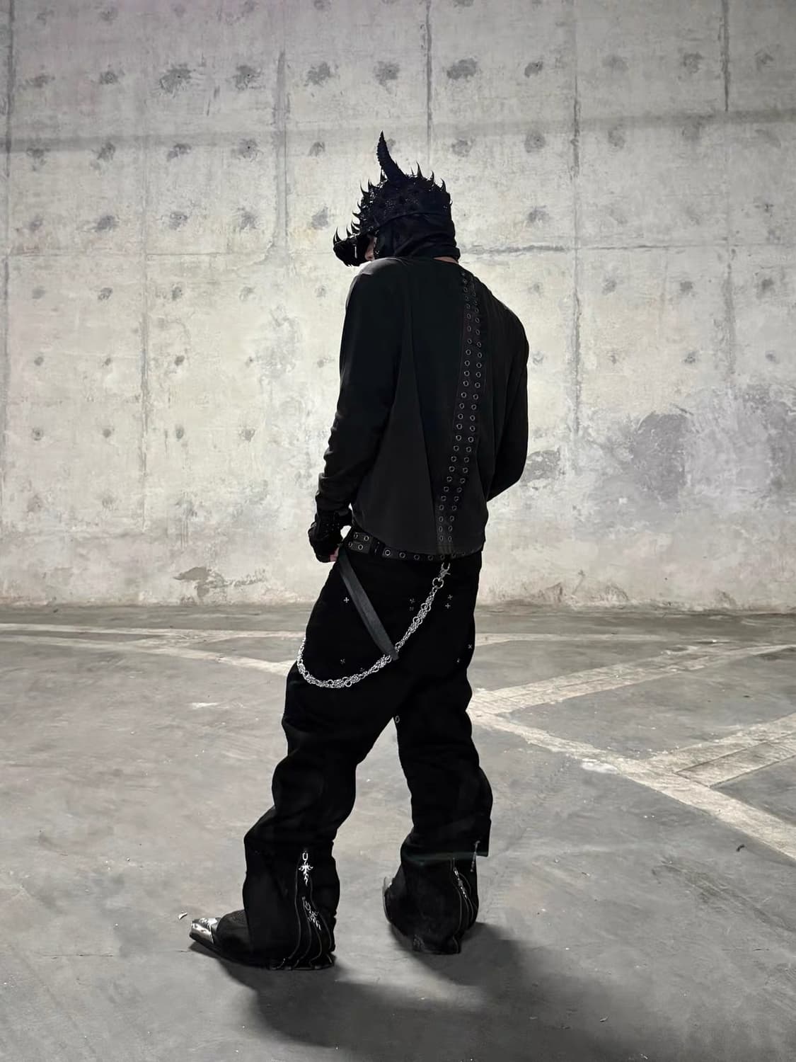 다크 테크웨어 바이커 팬츠 상품이미지1