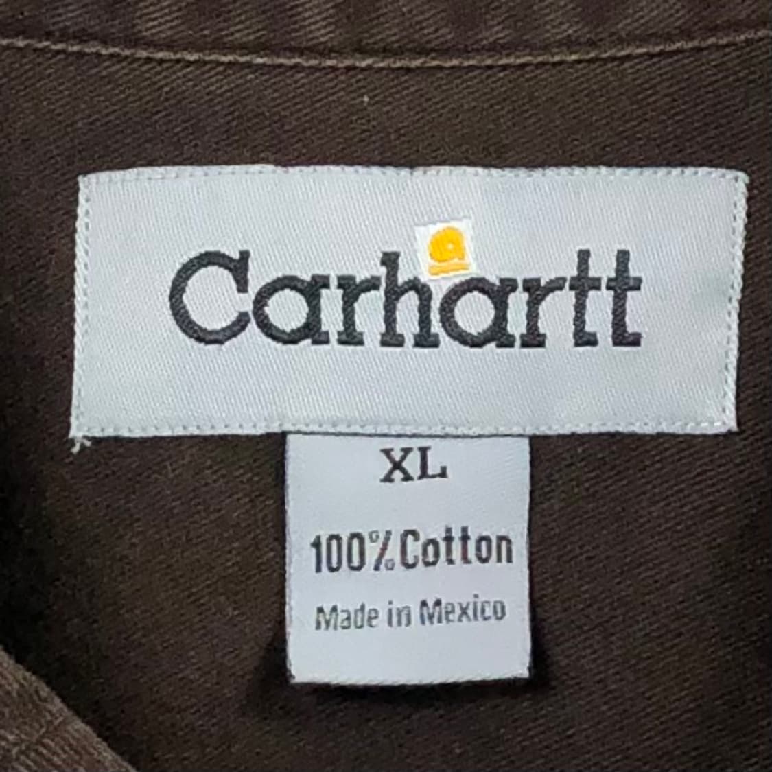 Xx 칼하트 브라운 워크 셔츠 상품이미지3