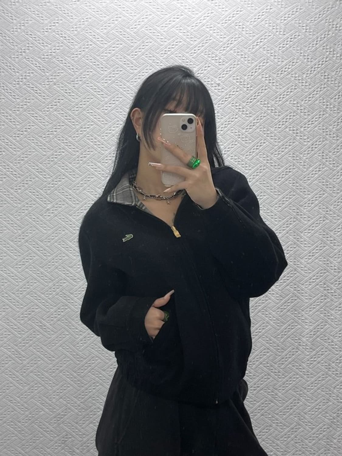 라코스테 서광 빈티지 모던시크 캐주얼 모직 자켓 95 C08213 상품이미지1