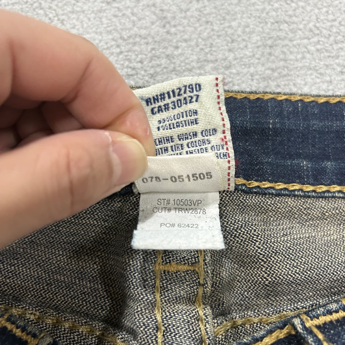 트루릴리젼 데님 청바지 27 상품이미지3