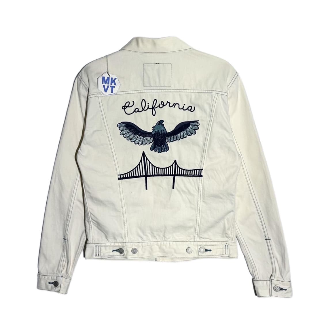 리바이스 재팬라인 자수 데님 트러커 자켓 상품이미지1