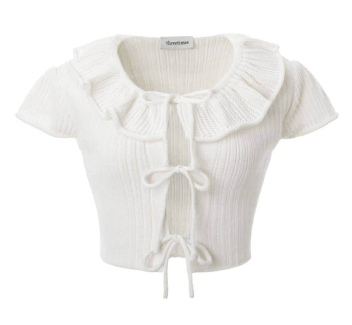 쓰리타임즈 버니 니트 가디건 s 상품이미지1