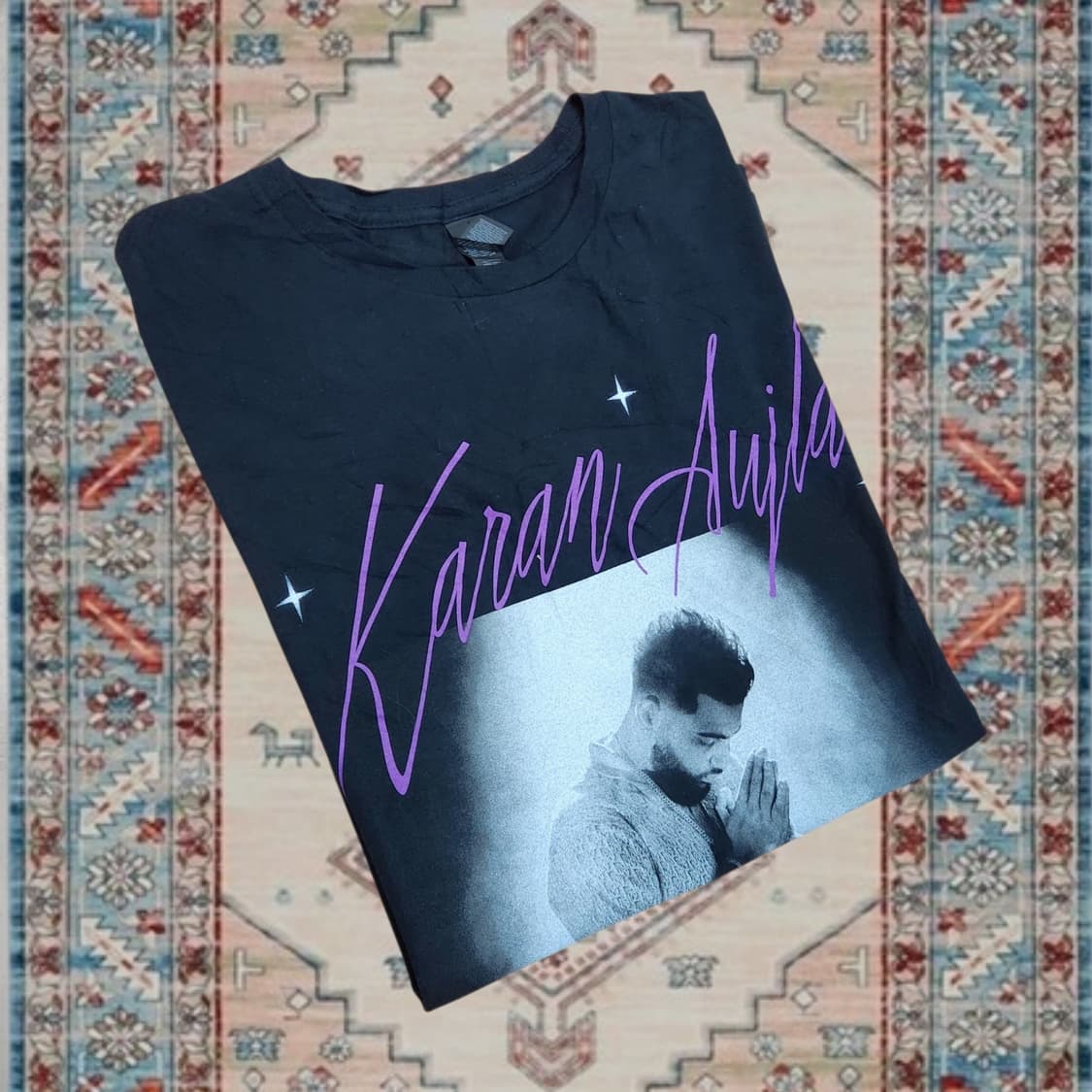 Karan Aujla 🇺🇸  투어 부틀렉 티셔츠 (M) 상품이미지3