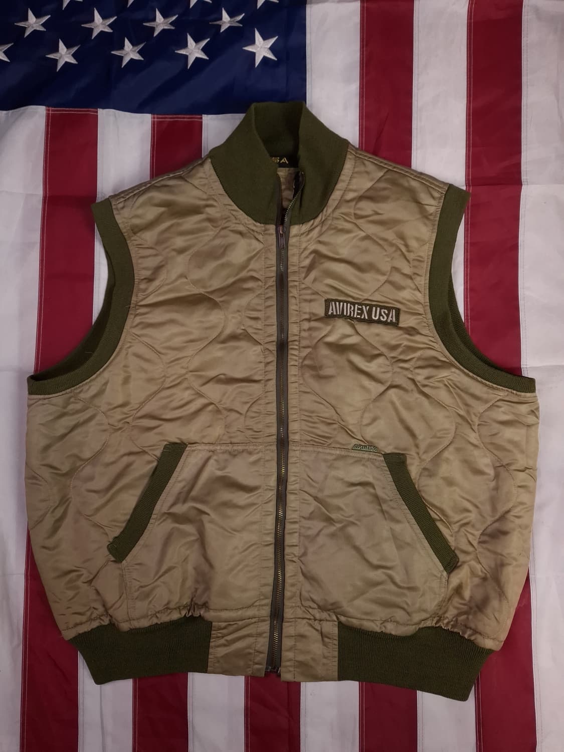 오리지날 미국제조 미공군 TYPE 아비렉스 조끼 상품이미지1