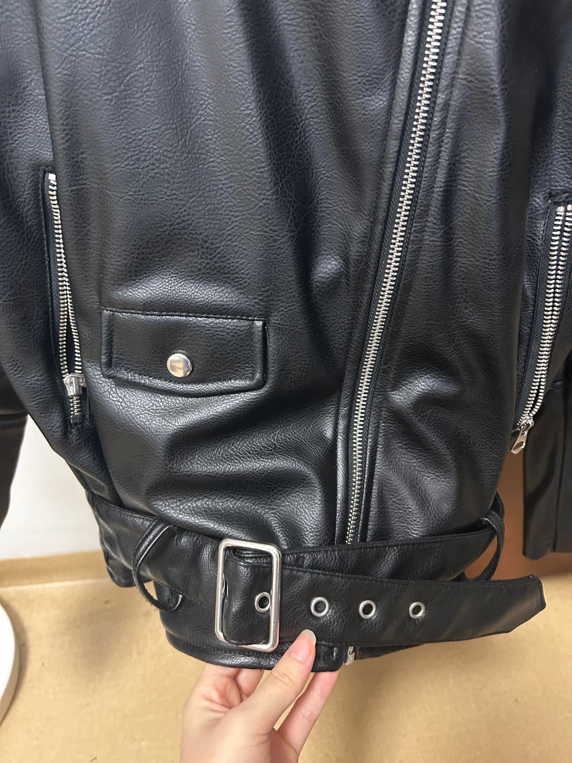 빈티지 가죽자켓  상품이미지5