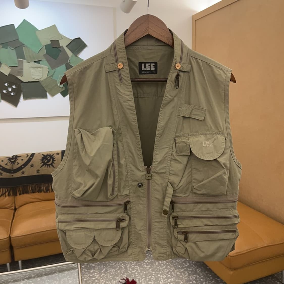 리 LEE 유틸리티 멀티포켓 피싱 조끼 베스트 95 C06278 상품이미지1