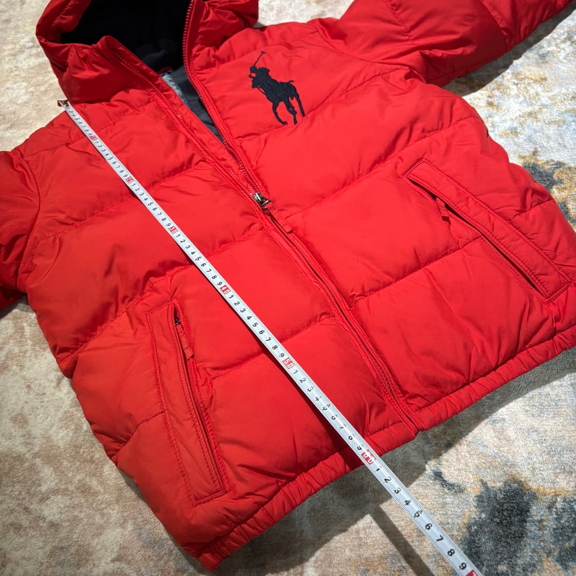 폴로 빅포니 빈티지 포켓 후드패딩 상품이미지10