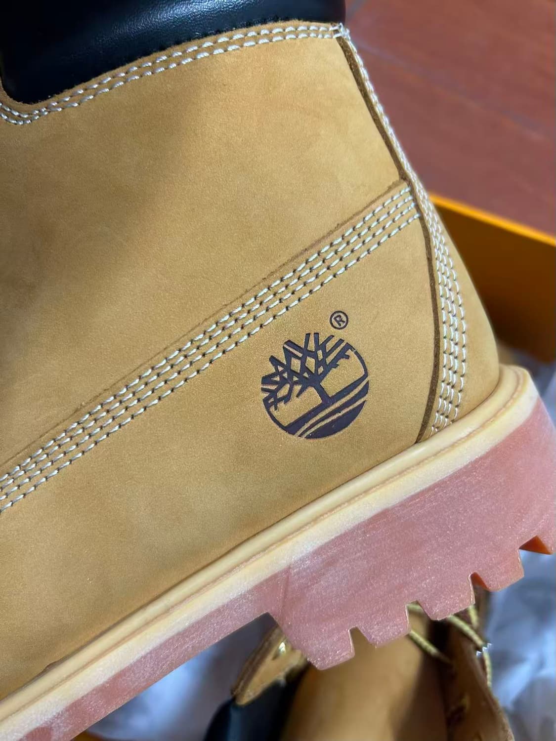 팀버랜드 프리미엄 6인치 워터프루프 부츠 위트 누벅 270mm 상품이미지4