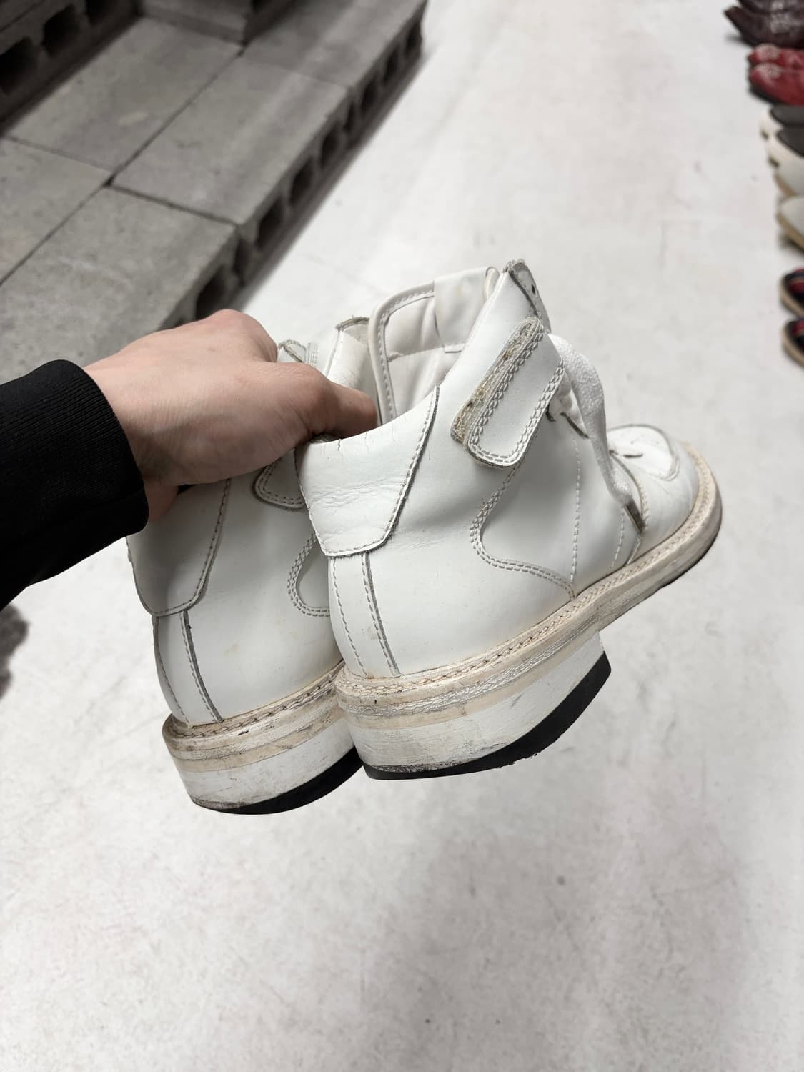 미하라 야스히로 하이브리드 레더 스니커즈 상품이미지4