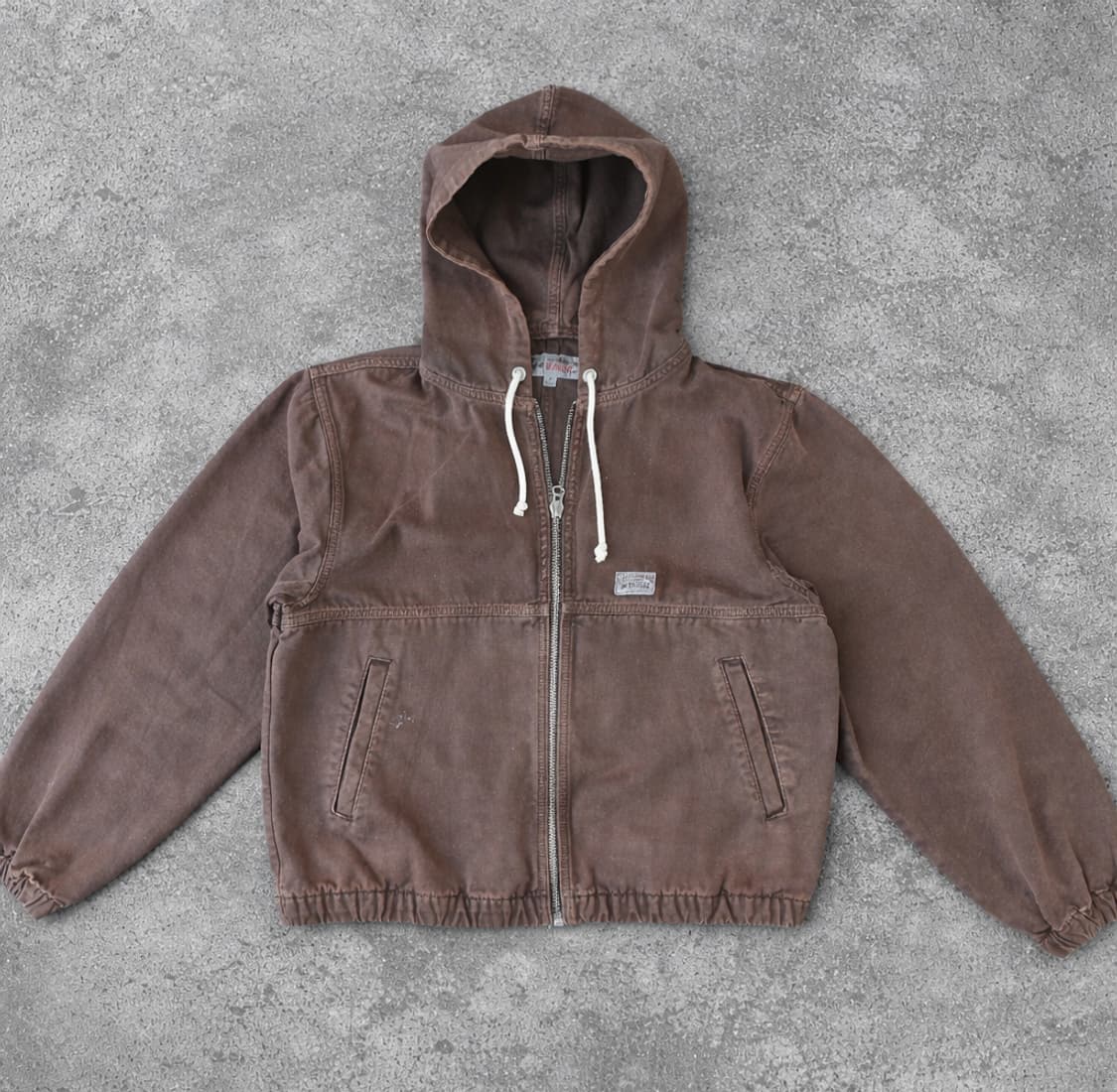 스투시 워크기어 언라인드 캔버스 워크자켓 브라운 상품이미지1