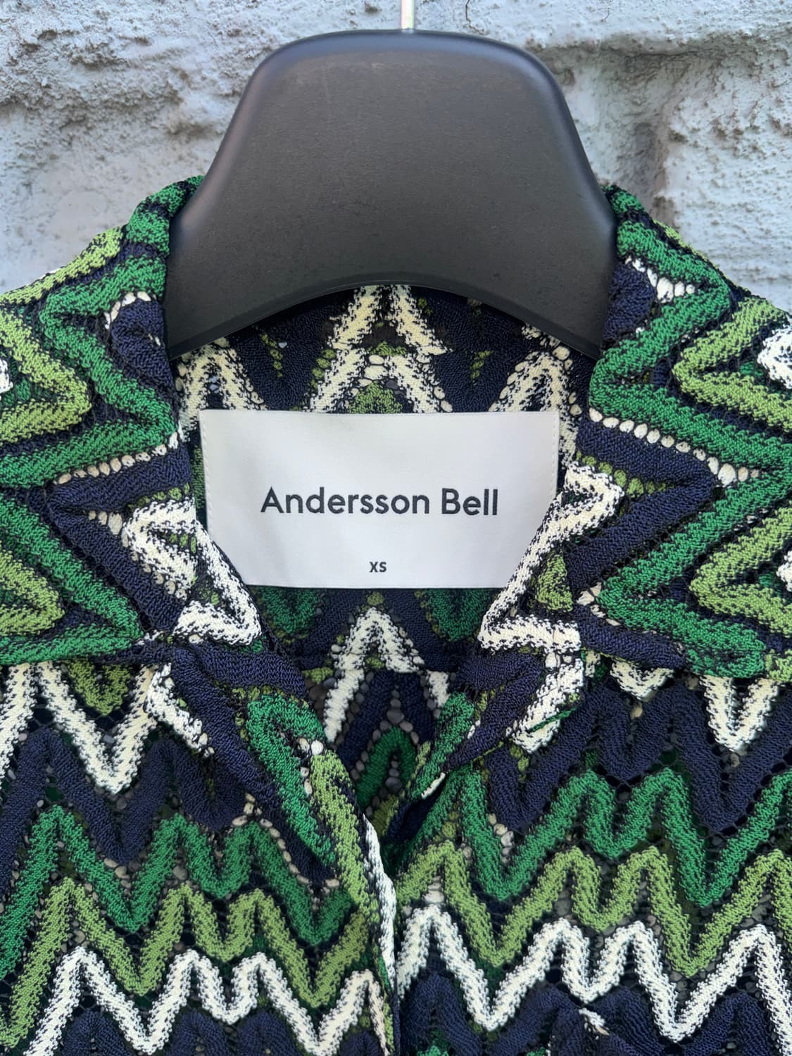Andersson bell 앤더슨벨 아플리케 하프 슬리브 반팔 셔츠 상품이미지2
