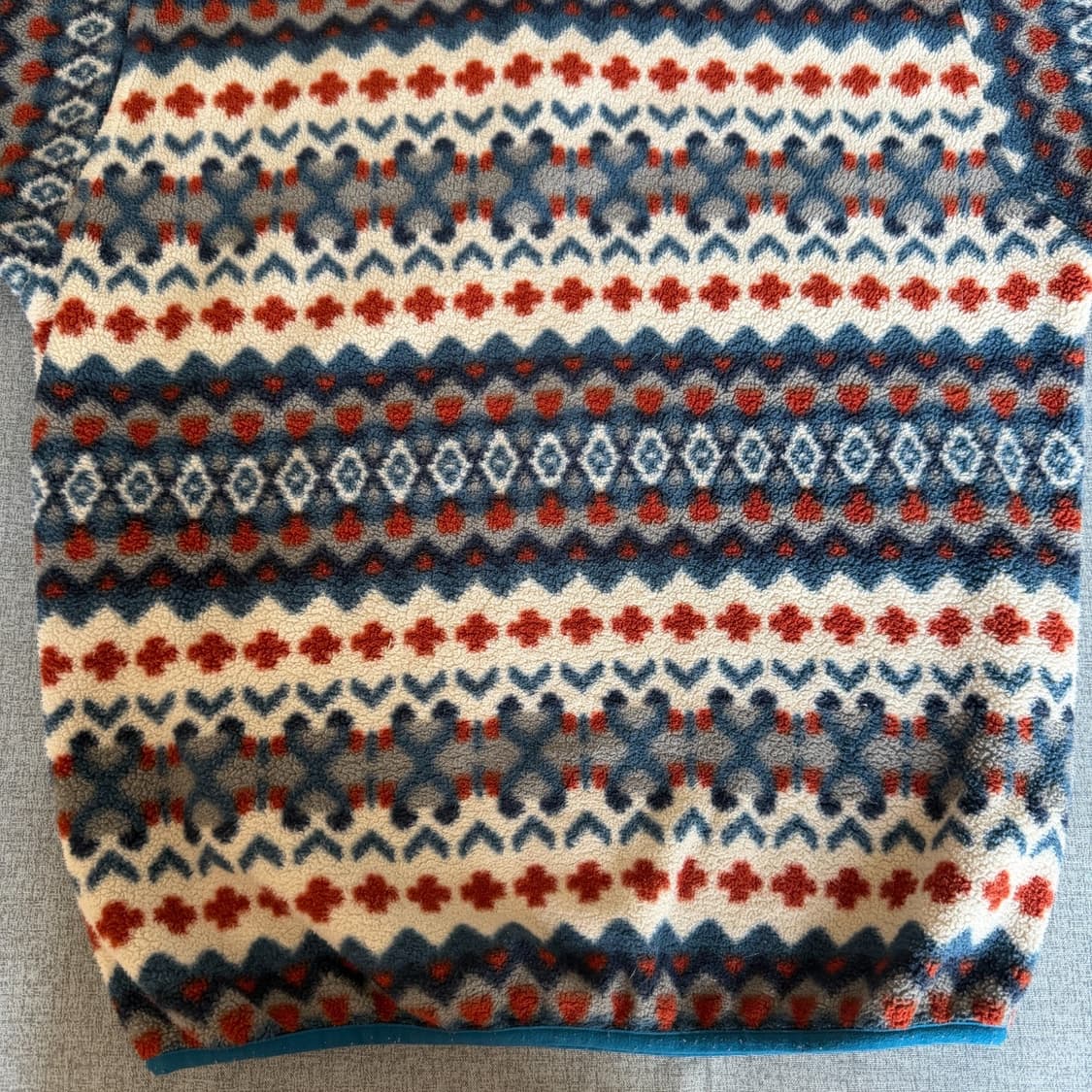 11FW 파타고니아 신칠라 스냅-T 페어아일/블루 아즈텍 패턴 멕시코 상품이미지9