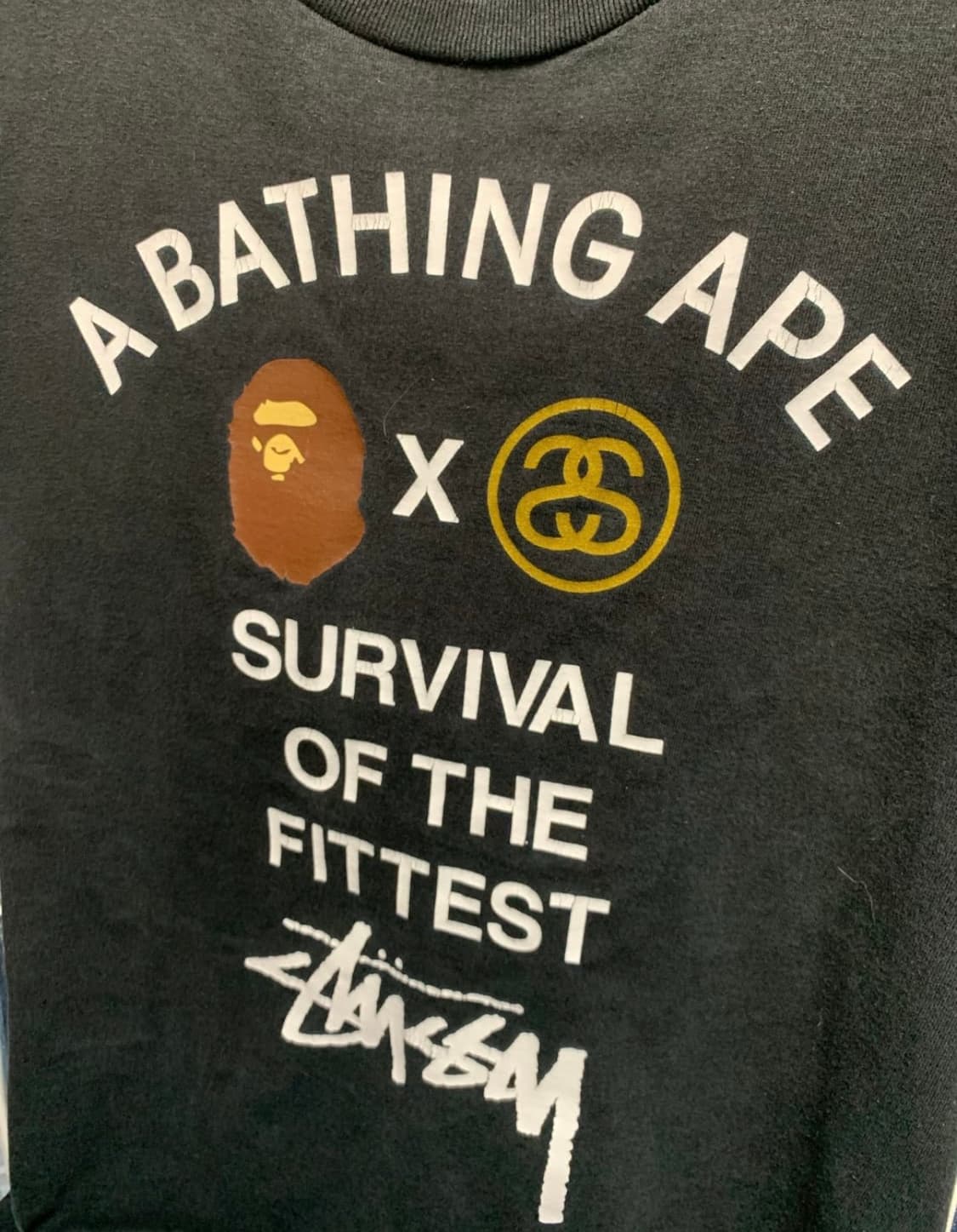 베이프 스투시 빈티지 반팔 상품이미지5