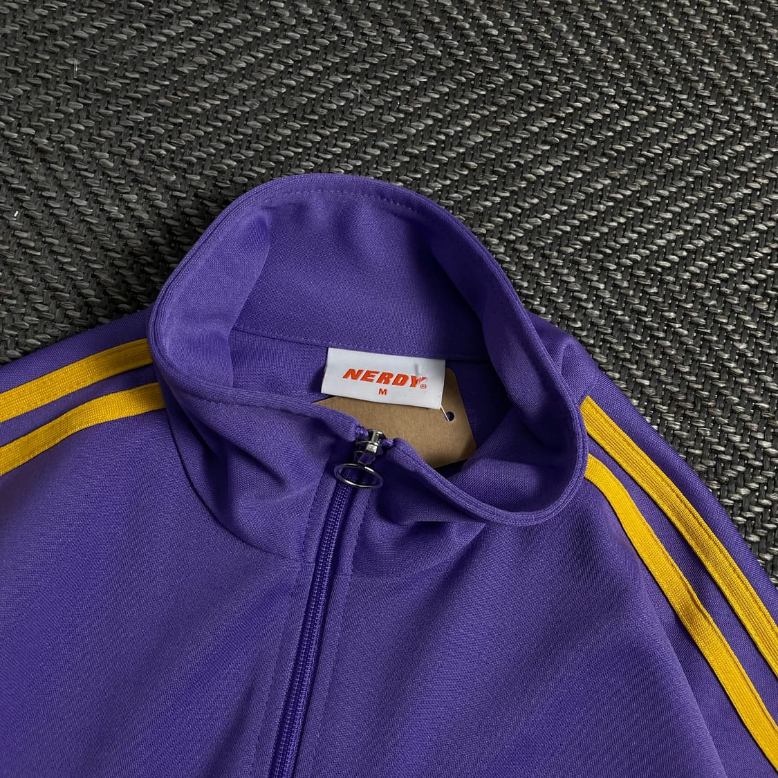 널디 루즈핏 퍼플 트랙탑 져지o 4477 상품이미지4