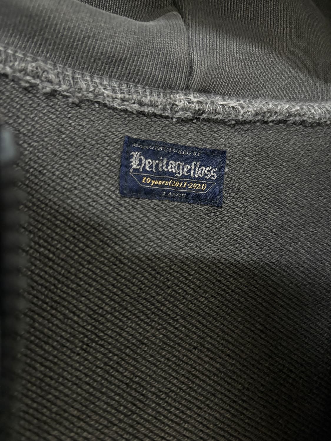 헤리티지플로스 피그먼트 후드집업 상품이미지4