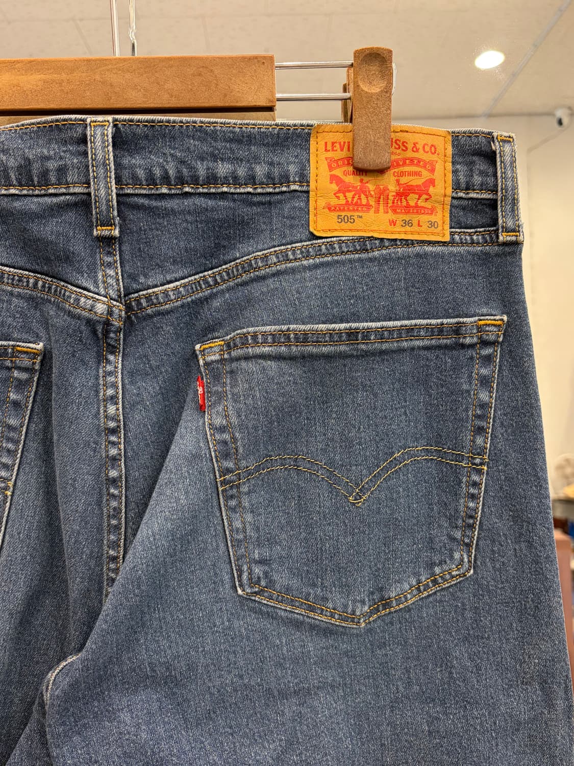 Levis 리바이스 505 데님 팬츠 (36inch) 상품이미지7