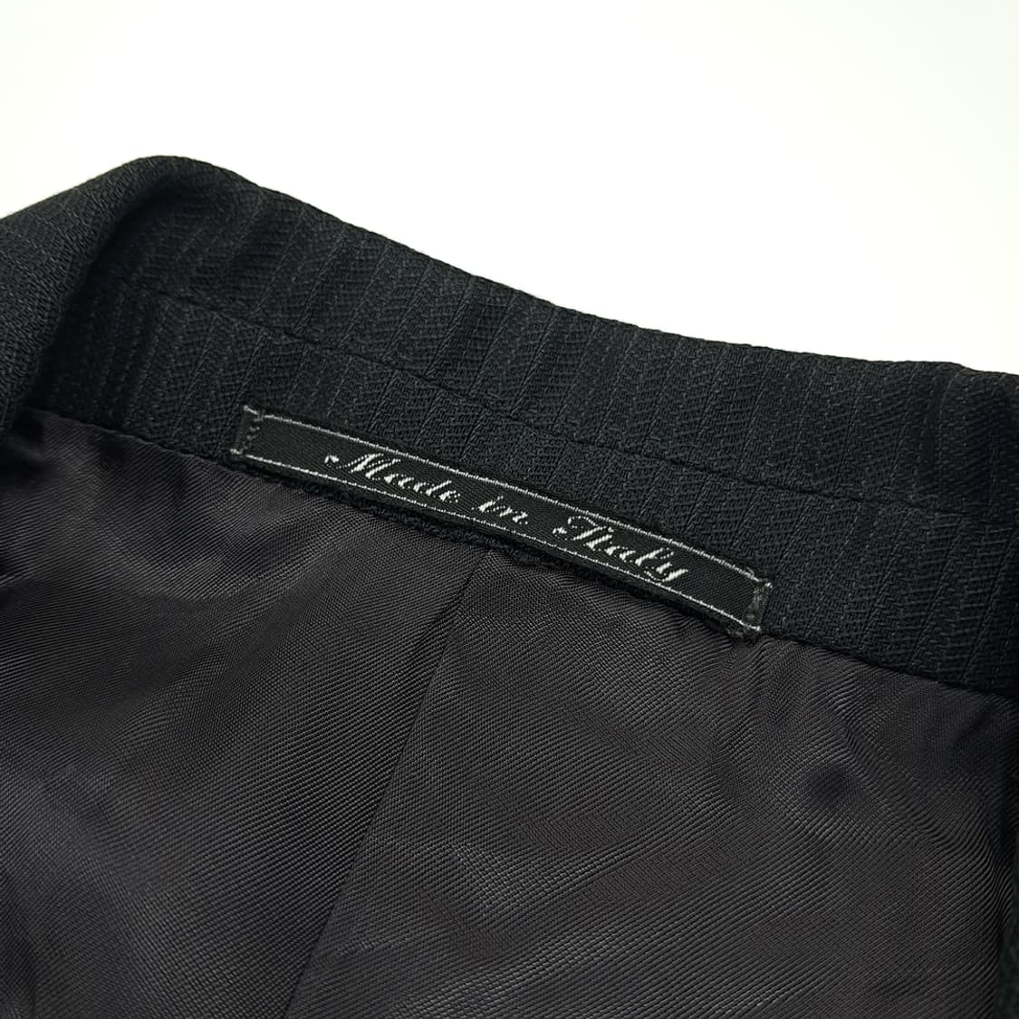 CL483 M 펜디 90s 이태리판 울 네이비 블레이저 자켓 상품이미지4