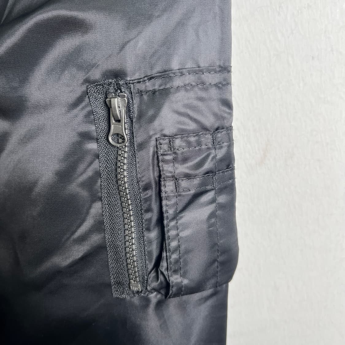 VTG 빈티지 블랙 ma-1 항공 점퍼 L 상품이미지7