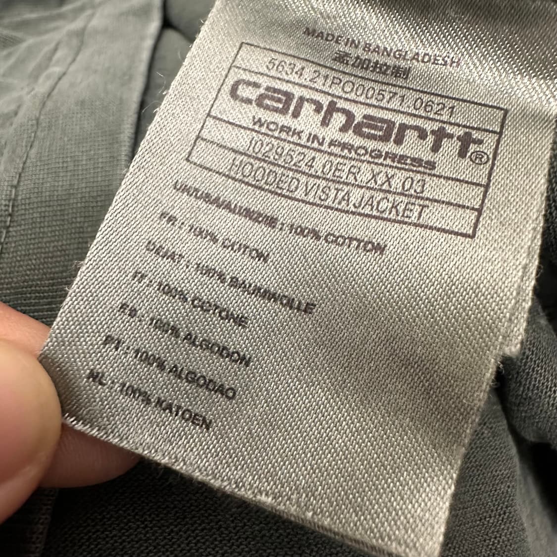 칼하트 wip 워크웨어 비스타 스웨트 맨투맨 M 상품이미지8