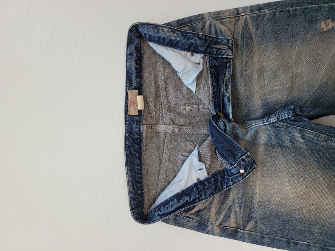 홀하우스 WHOLE HAUSE 남자 빈티지 워싱 청바지 34 스틸블루  상품이미지5