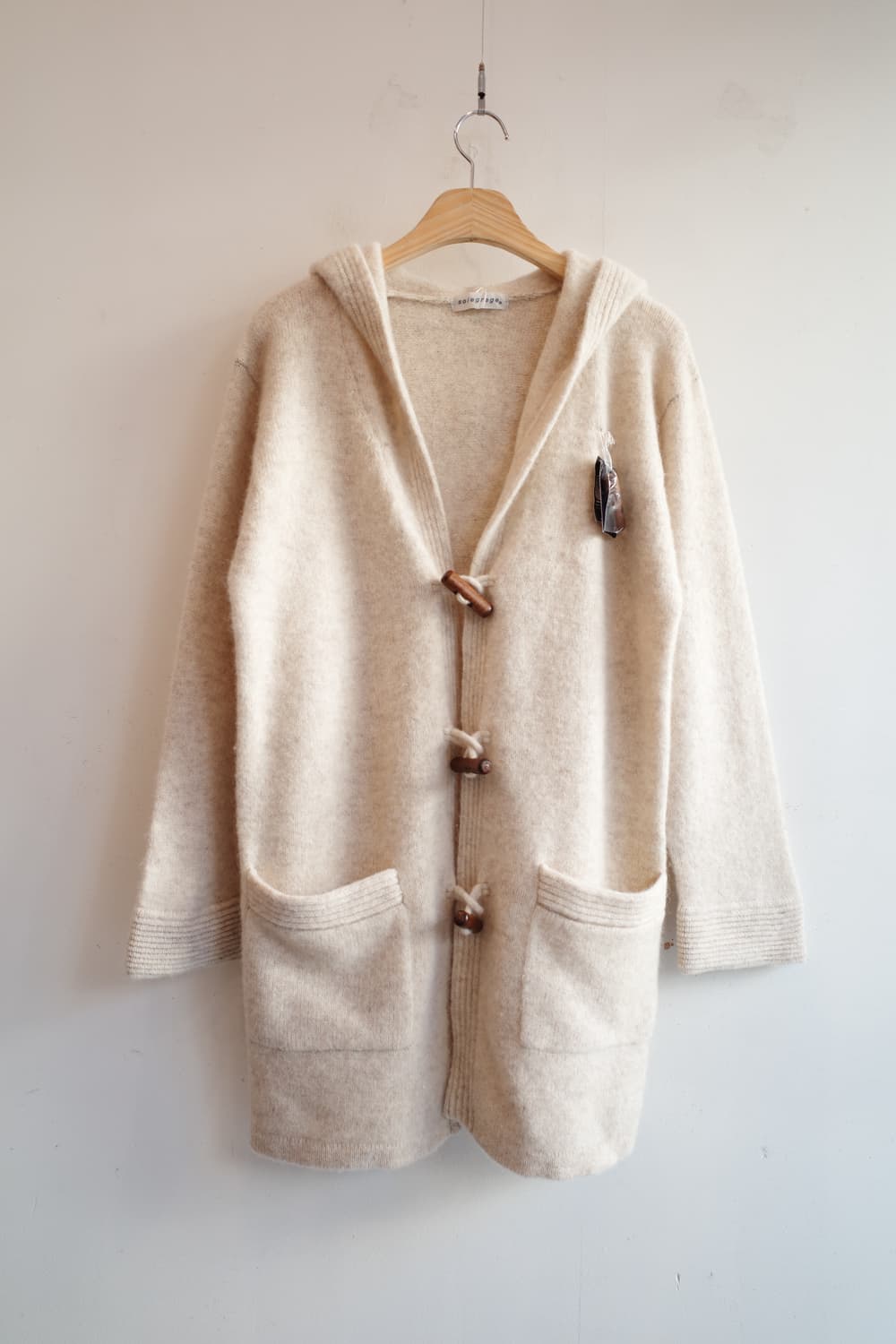 soiegrege 울 후디 가디건  상품이미지1