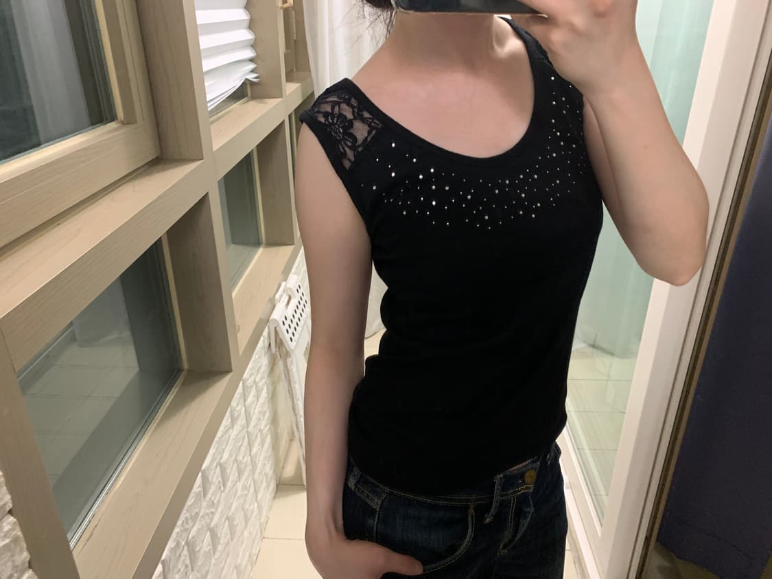 Cubic lace sleeveless 상품이미지6