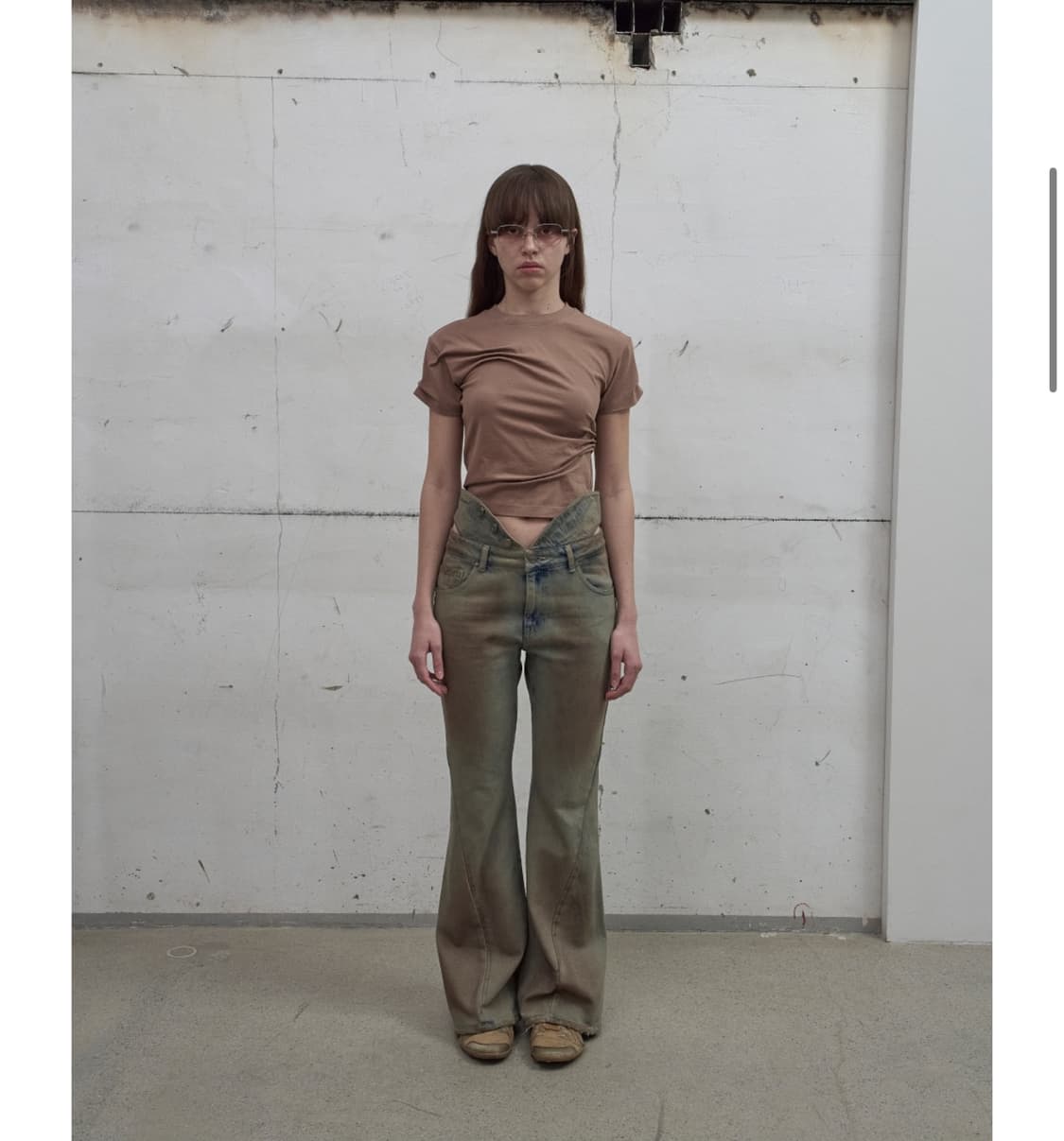 엘씨디씨 티엠 컷 아웃 데님 팬츠 m 상품이미지1