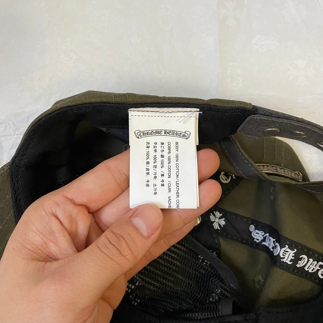 [Free] 크롬하츠 앰브로이드 대거 캡 카키 상품이미지6