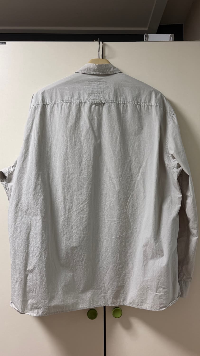 [4] 포터리 코튼 타입라이터 컴포트 셔츠 실버 상품이미지3