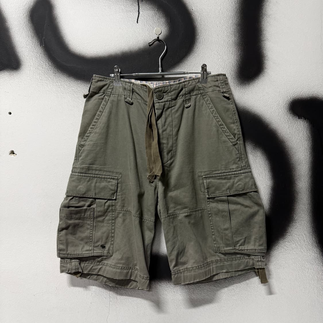 아베크롬비 멀티포켓 와이드 카고 쇼츠 팬츠 상품이미지1