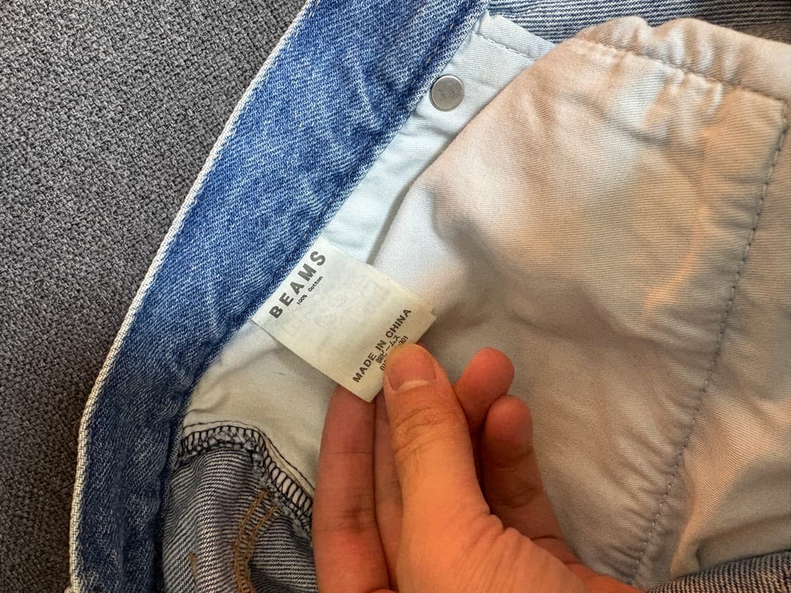 빔즈 와이드 테이퍼드 데님 상품이미지4