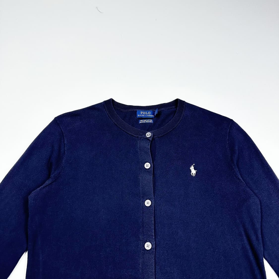 폴로 랄프로렌 포니 피마코튼 네이비 가디건 (S 여성추천) 상품이미지1