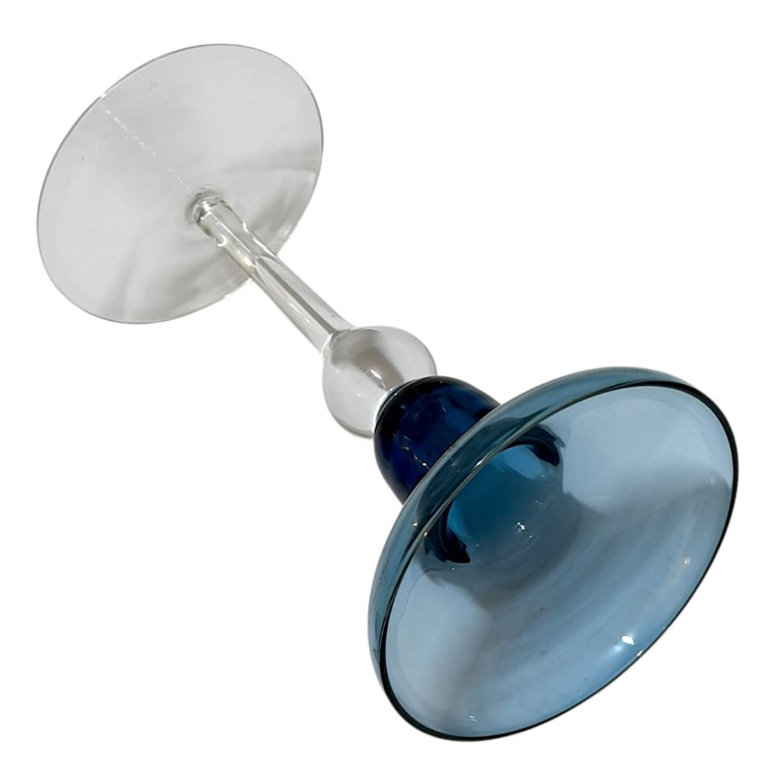 70s  블루 쿠페 글라스 오브제  상품이미지5