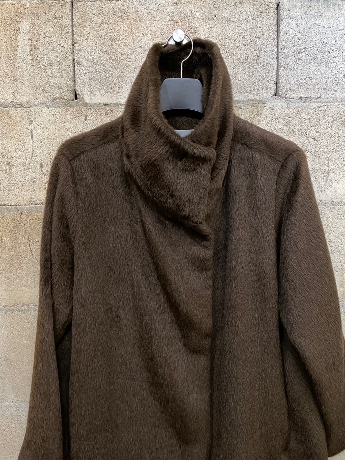 르베이지 알파카 코트 상품이미지3