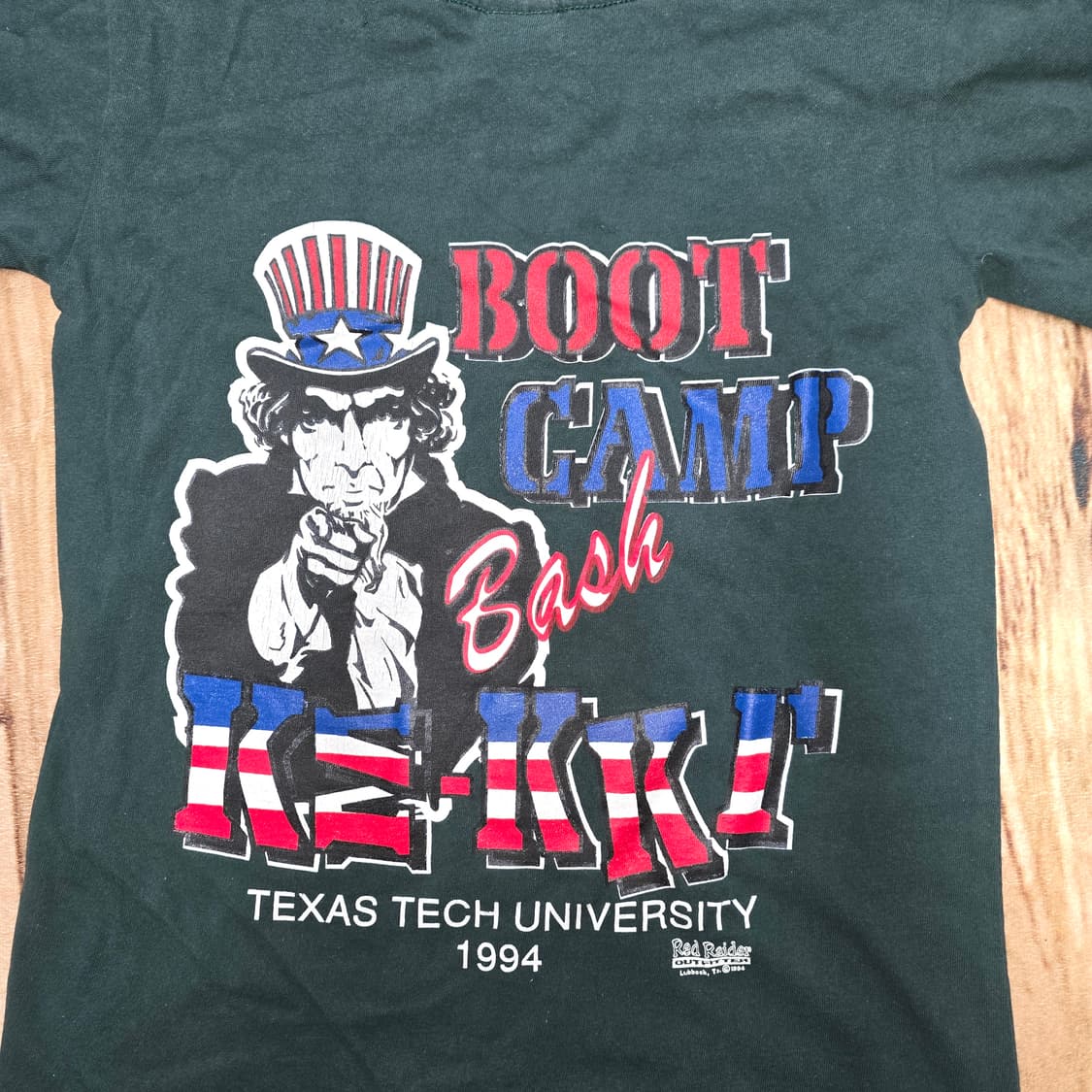 90s USA Vintage 텍사스공대 클럽티 S 상품이미지5