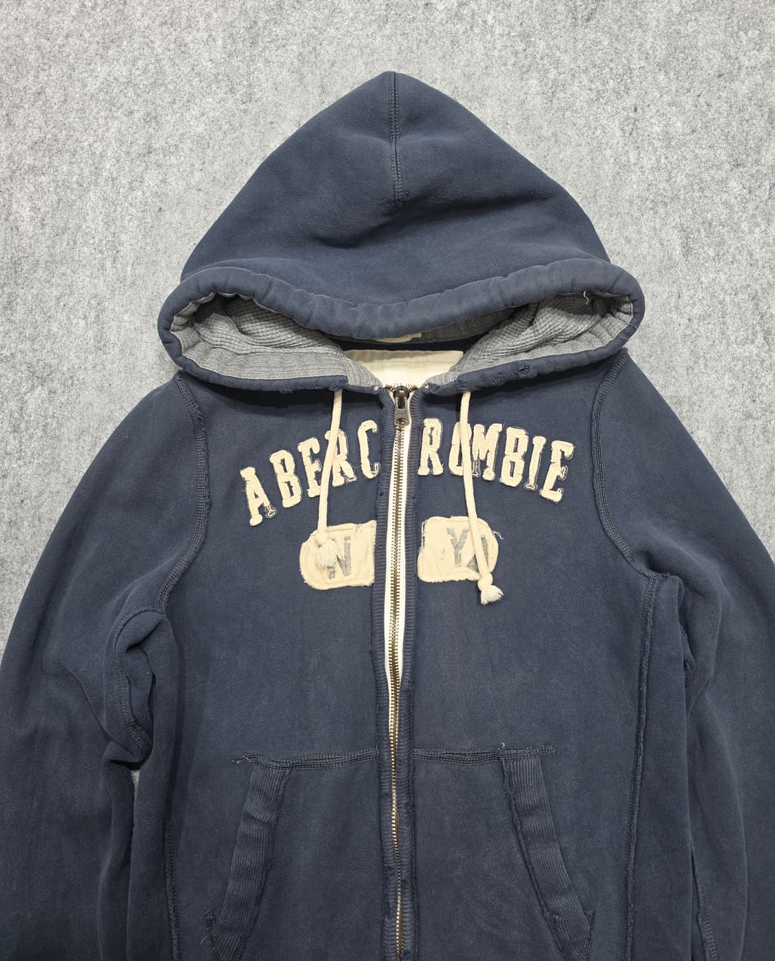 아베크롬비 앤 피치 빈티지 후드집업 M 상품이미지4