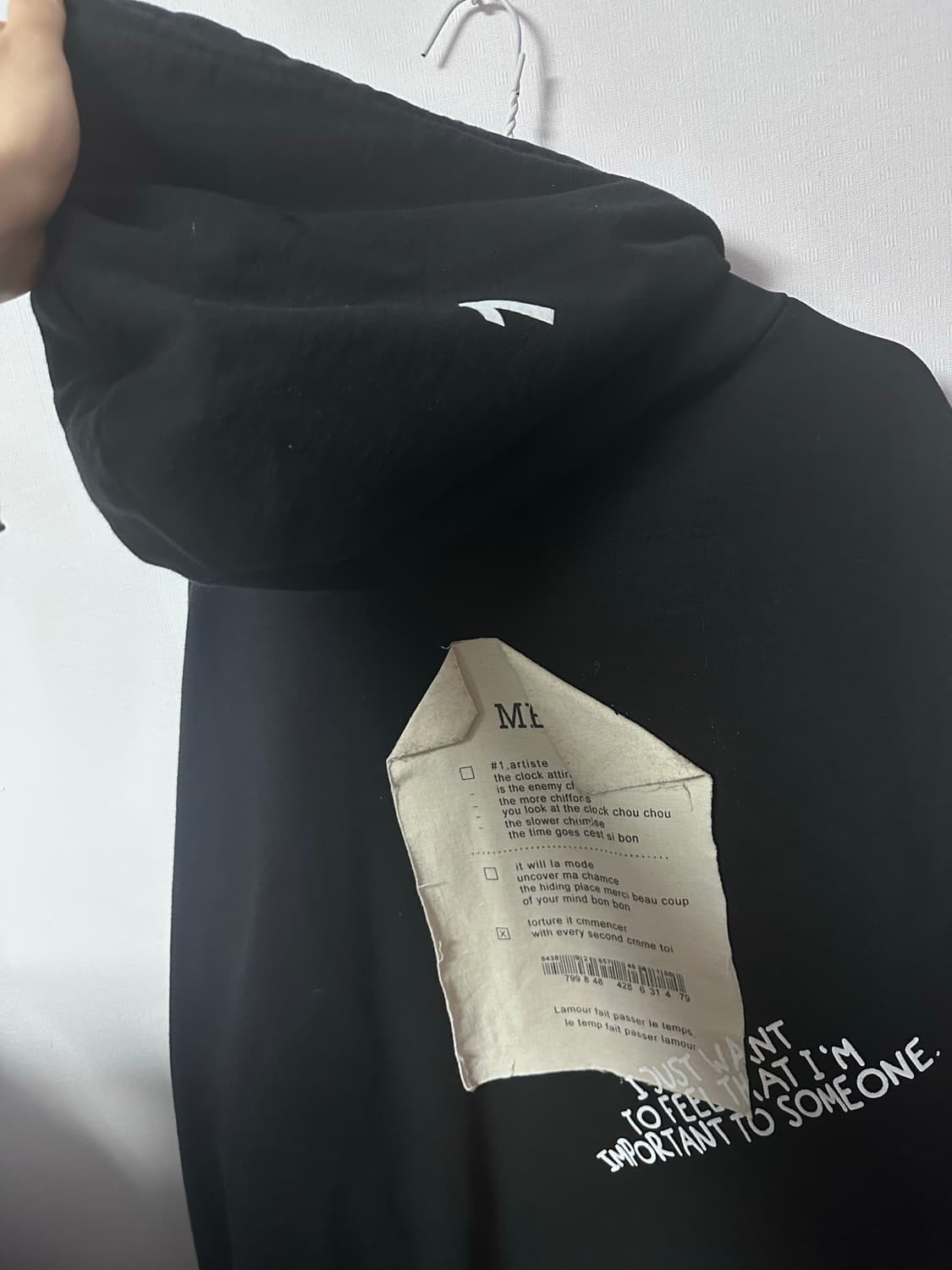 언더커버 후드 사이즈 105 상품이미지8