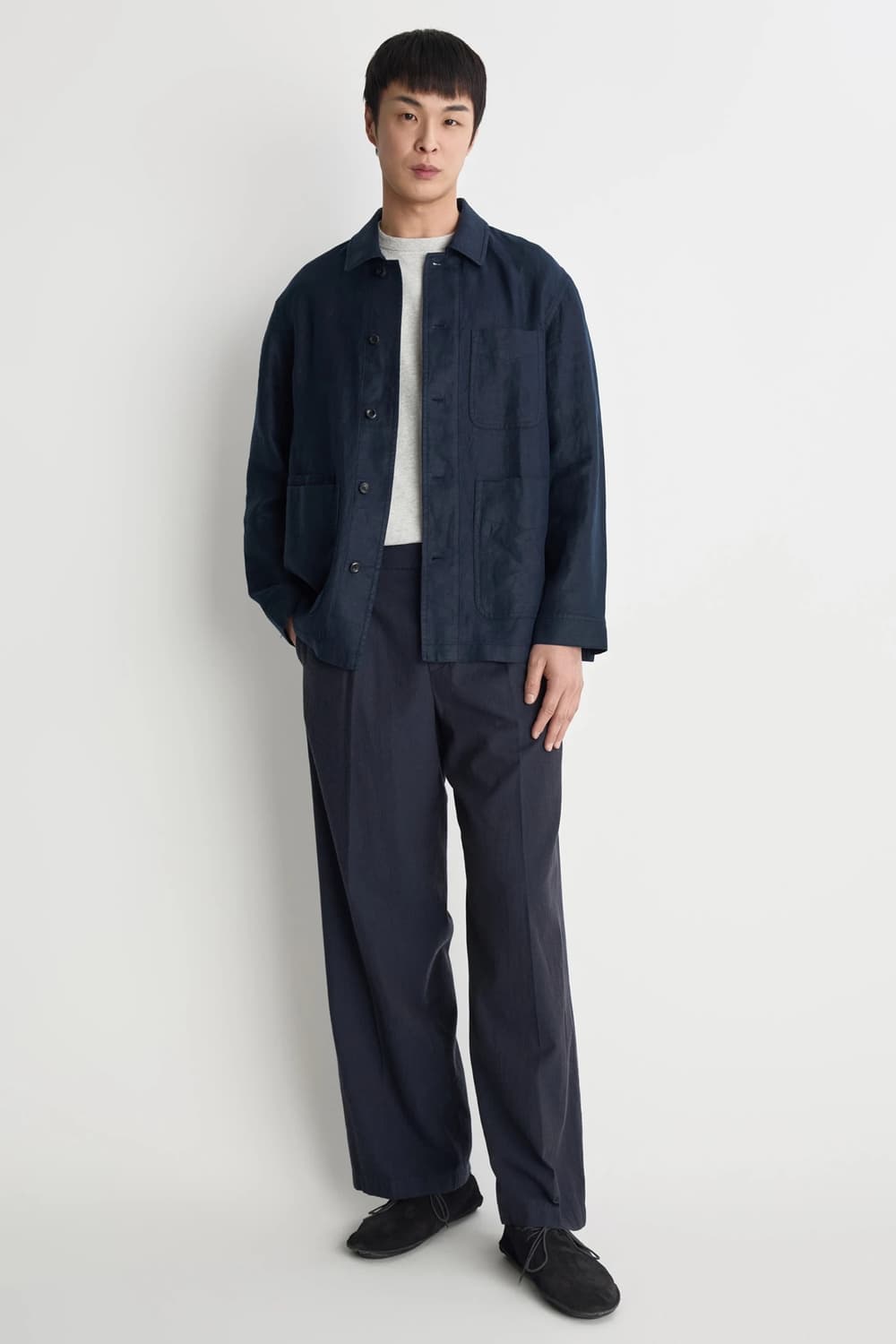 [포터리] 아이리쉬 린넨 워크 자켓_사이즈 2(M) 상품이미지2