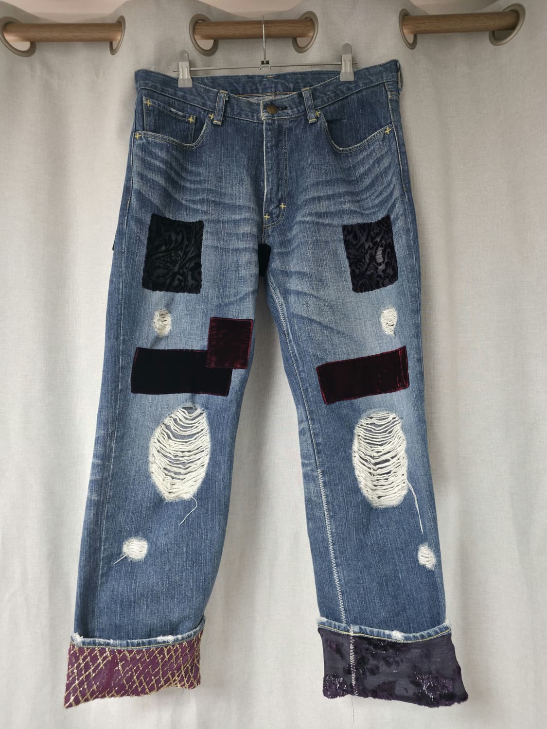 넘버나인 03aw 패치워크 데님 상품이미지7