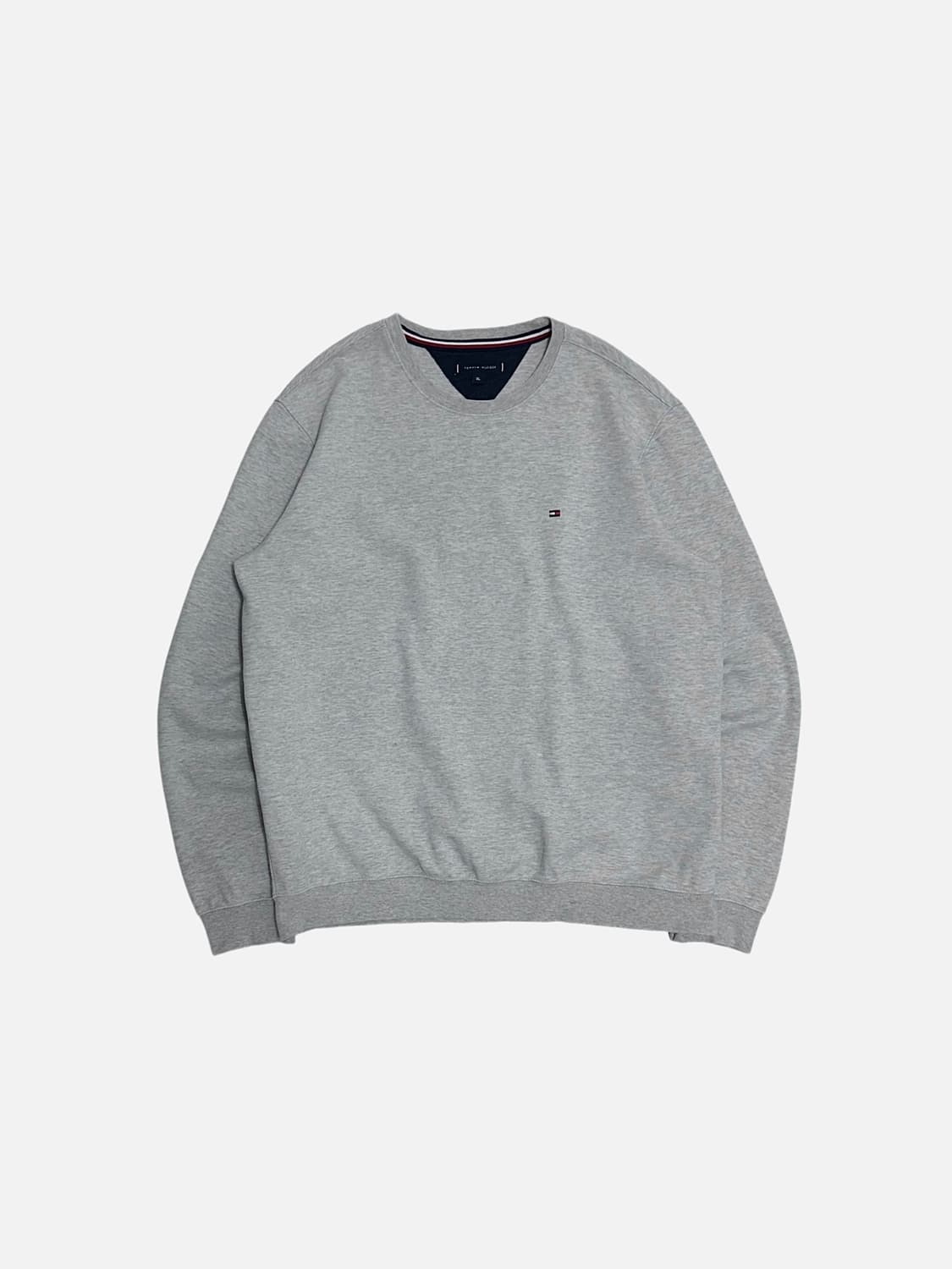 타미힐피거 스몰 로고 맨투맨 멜란지그레이 상품이미지1