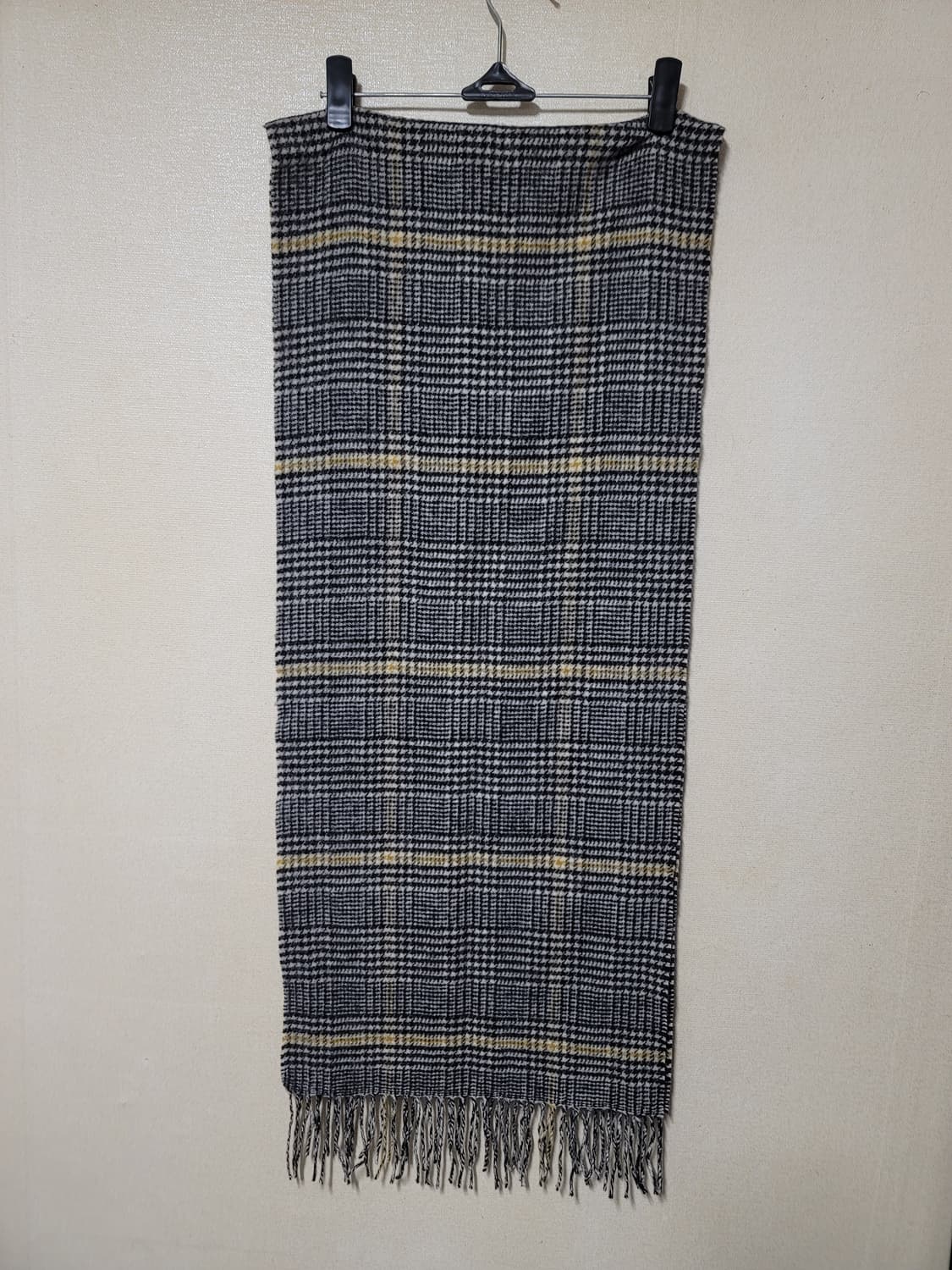 헤지스 베이비울 체크 머플러 상품이미지2