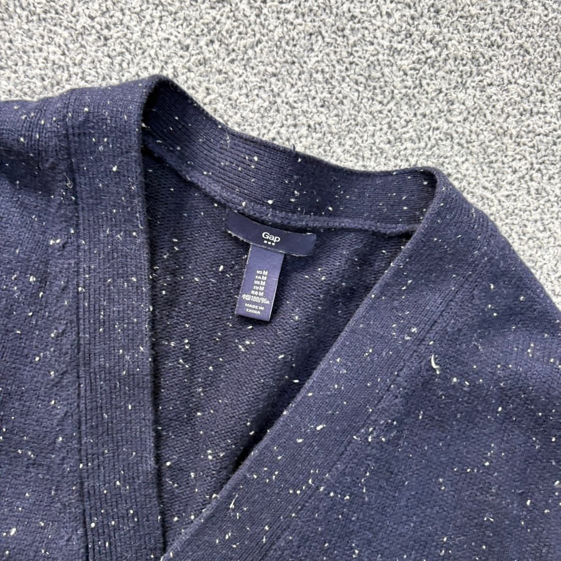 M 갭 남성 울 니트 브이넥 가디건 0402J 상품이미지2