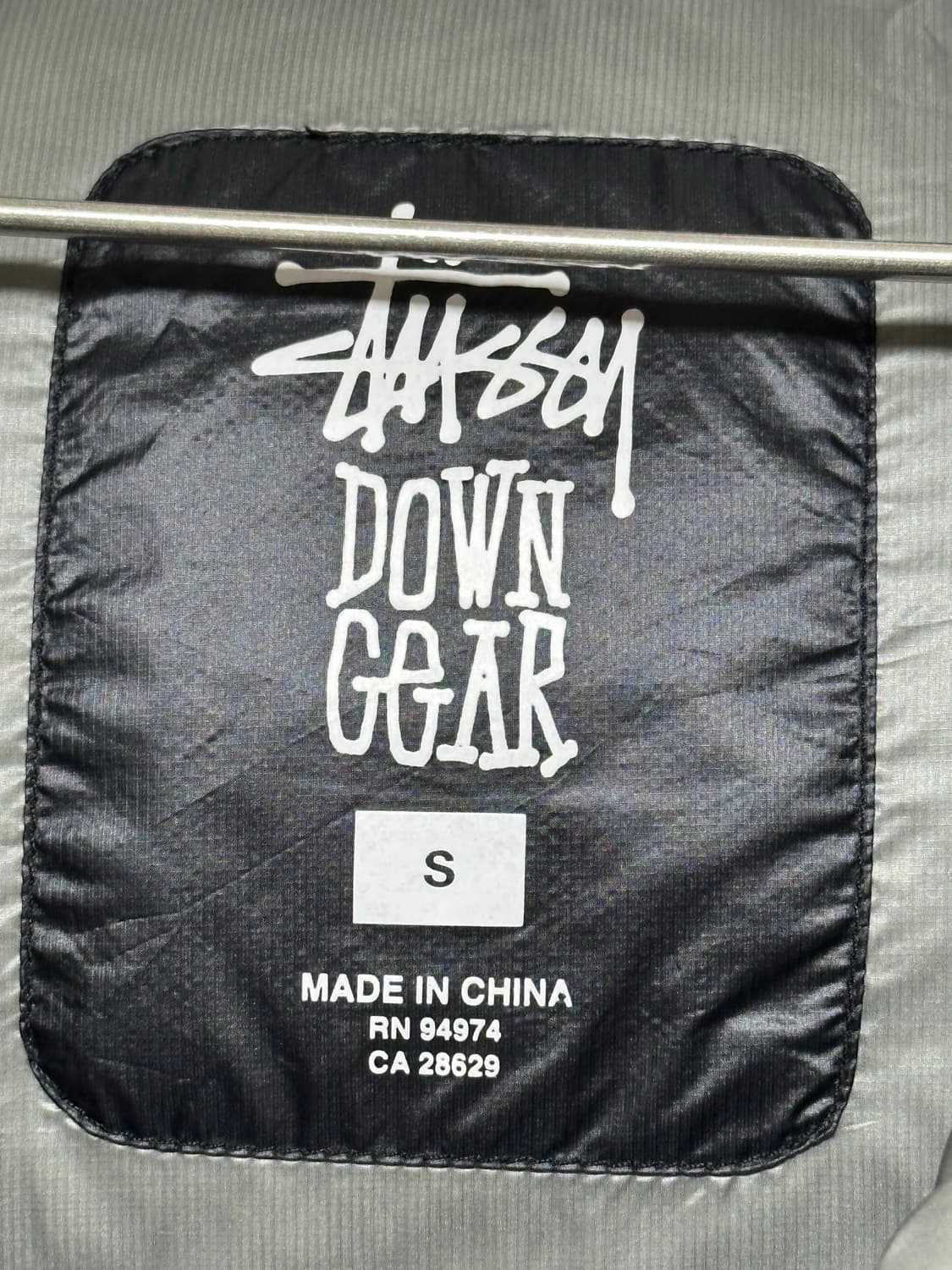 S 스투시 마이크로립스탑 패딩 팬텀블랙 상품이미지2