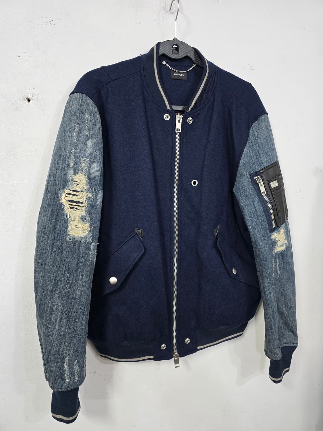 디젤 데님 M1-A 데님 슬리브 봄버 재킷L 상품이미지3