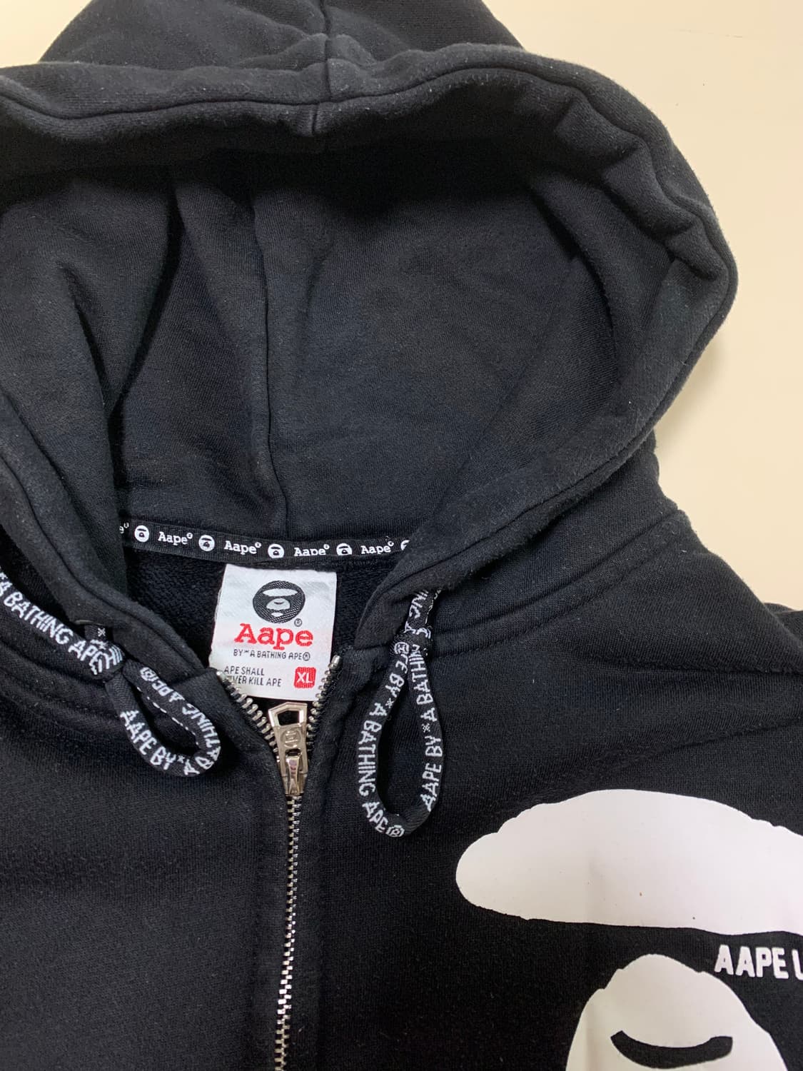 Aape by A Bathing Ape UNVS 문페이스 후드집업 상품이미지3