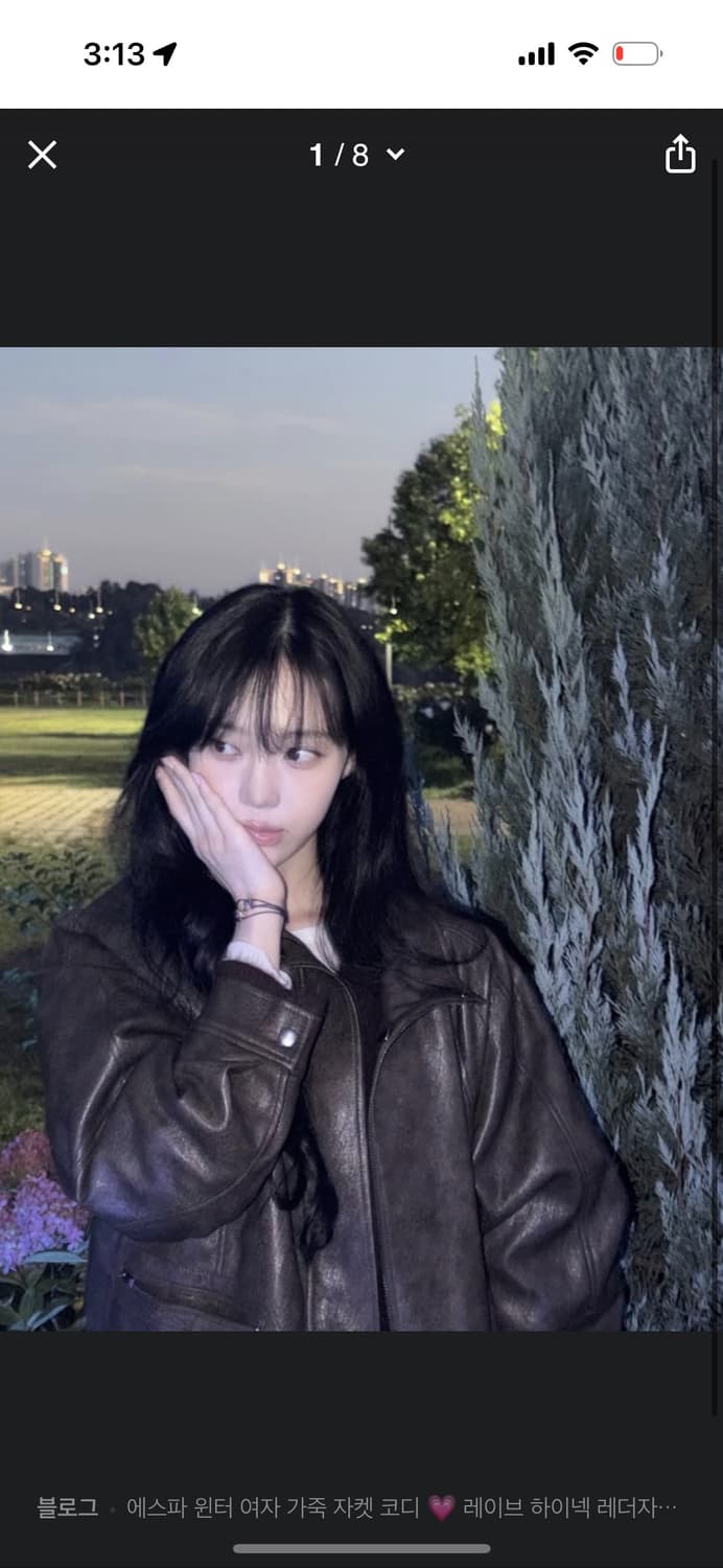 (에스파윈터착용) 레이브 하이넥 레더자켓 블랙 상품이미지2