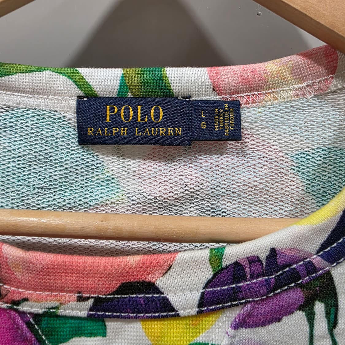 폴로 랄프로렌 플로럴 패턴 맨투맨 상품이미지2