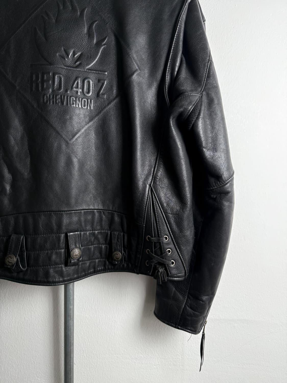 CHEVIGNON Cowhide Rider Jacket  상품이미지6